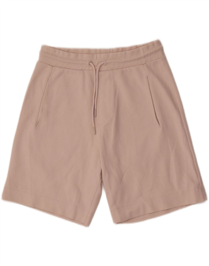 Pantaloncini sportivi da uomo Zara in cotone rosa medio
