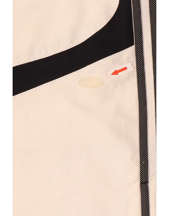 Adidas Mens Tracksuit Trousers XS White Colourblock Polyester