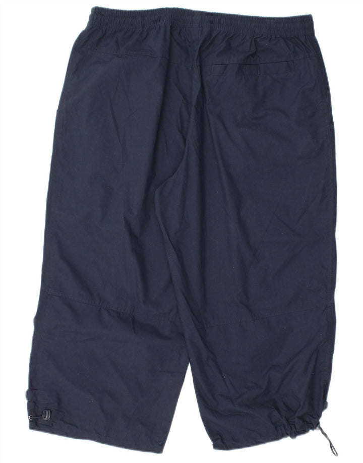 Fila Mens Capri Tracksuit Trousers Large  Navy Blue Polyester