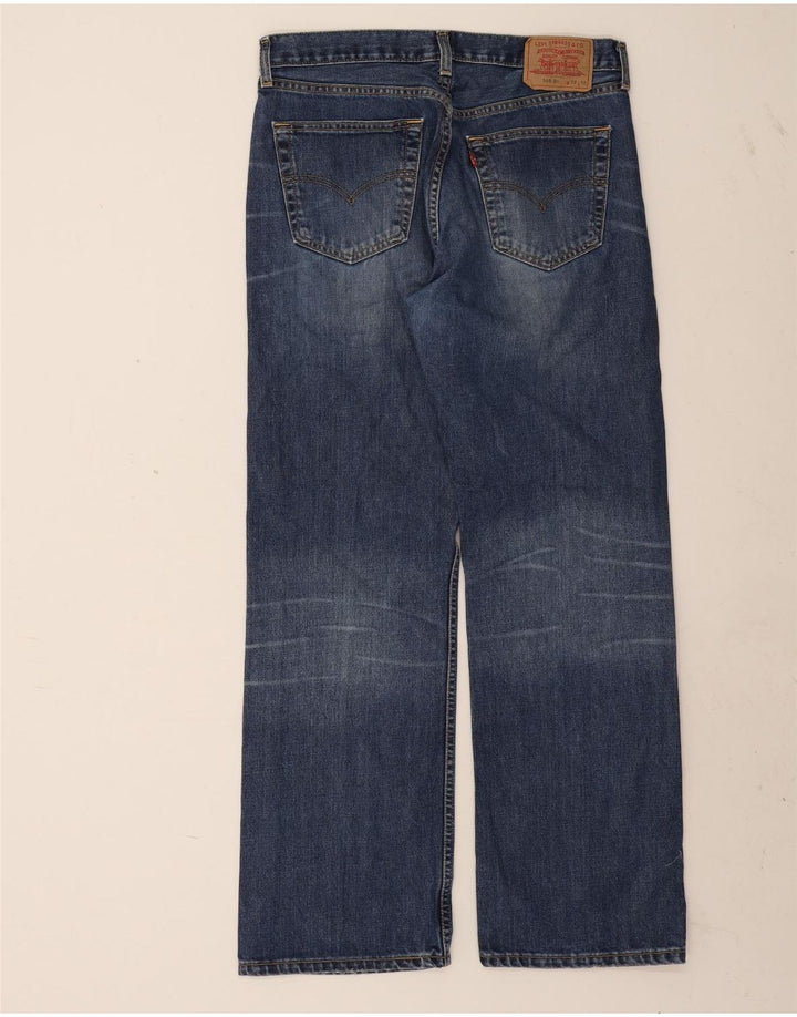 Levi's Mens 508 Straight Jeans W32 L32 Blue Cotton