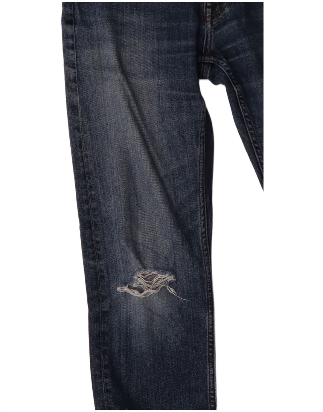 Gant Herren Distressed Slim Jeans W30 L32 Blaue Baumwolle