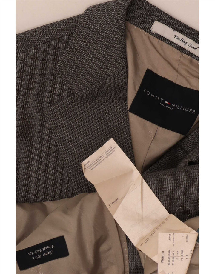 Tommy Hilfiger muška jakna sa 2 gumba IT 54 2XL siva djevičanska vuna