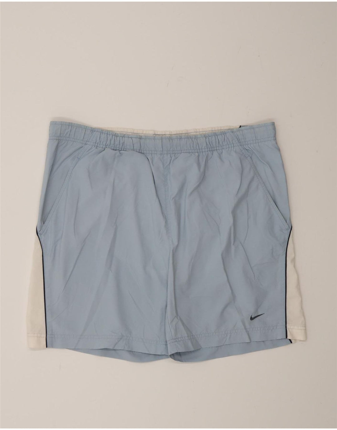 Nike Mens Sport Shorts Large  Blue Colourblock Nylon