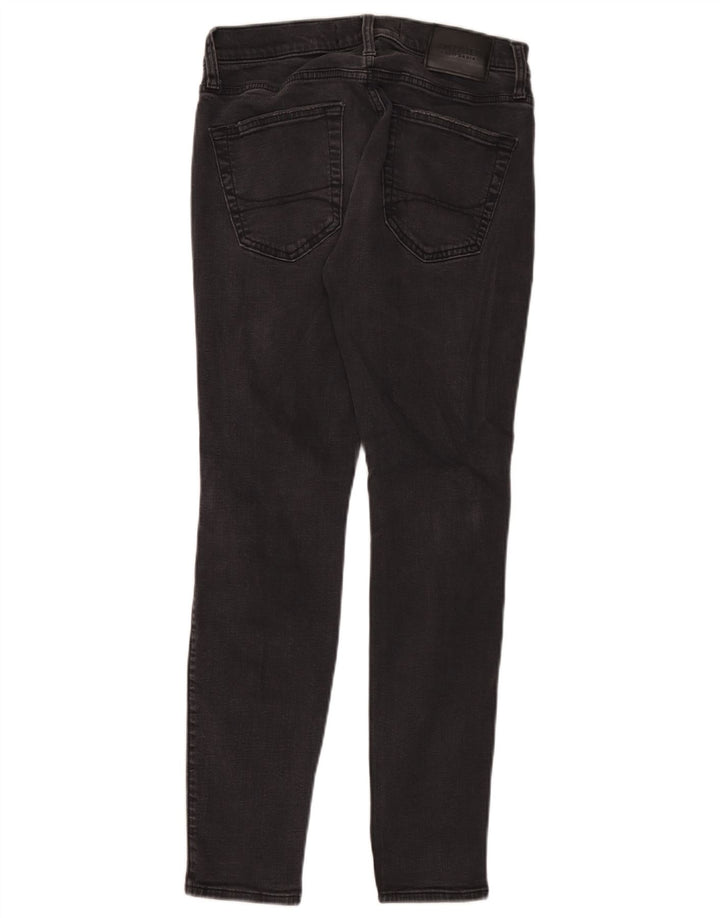 Hollister Mens Distressed Slim Jeans W30 L30 Grey Cotton