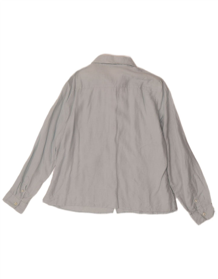 Boden Dameskjorte UK 18 XL Blå Linned