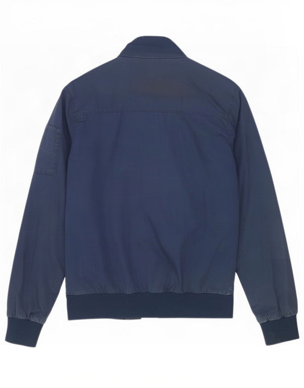 Levi's Mens Bomber Jacket UK 38 Medium Navy Blue Cotton