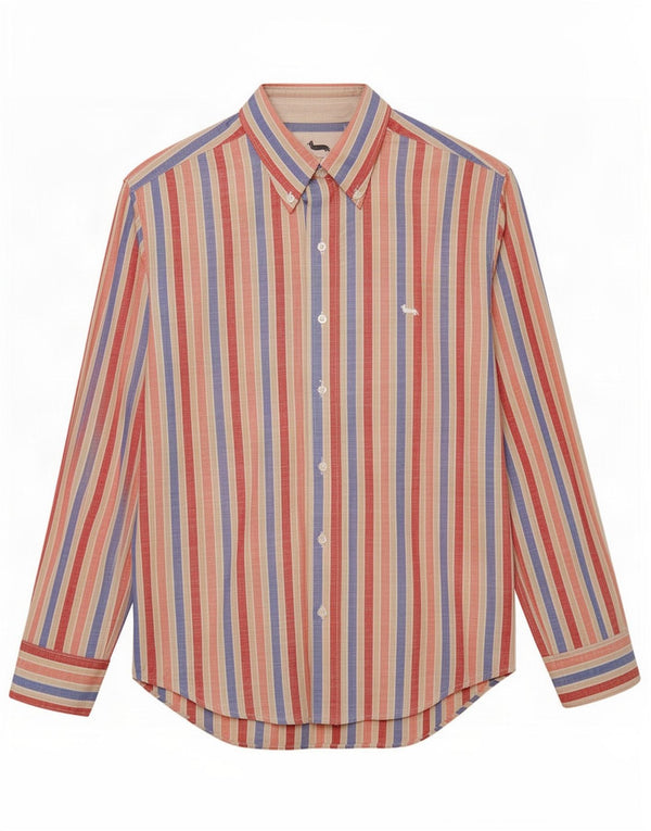 Harmont & Blaine Chemise Homme Large Coton Rayé Multicolore