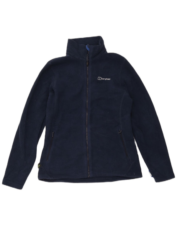 Женская флисовая куртка Berghaus UK 14, большой размер, темно-синий полиэстер