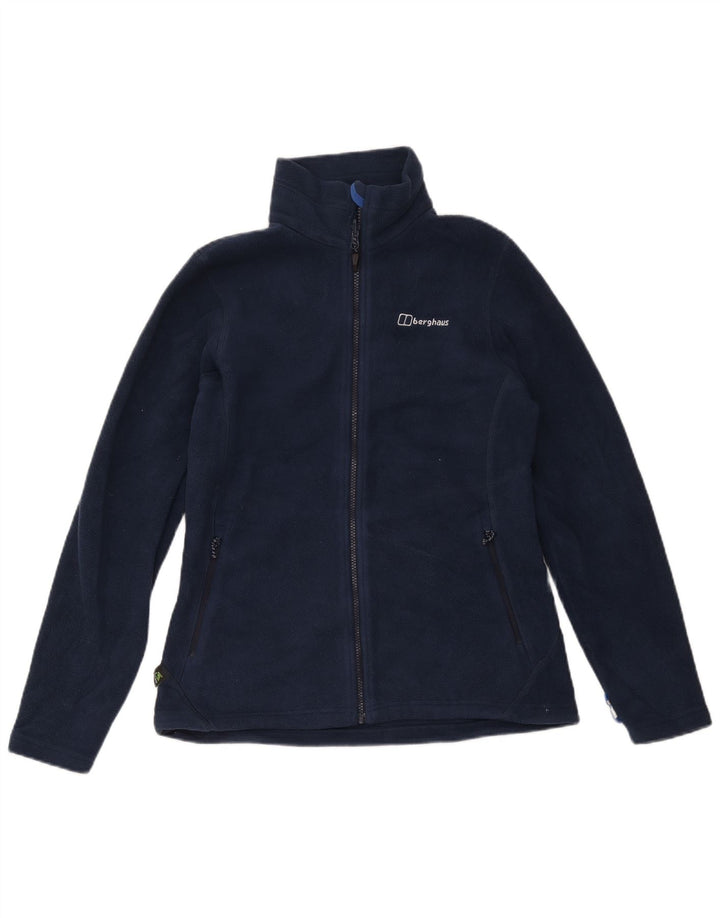 Berghaus Fleecejakke til kvinder UK 14 Stor marineblå polyester
