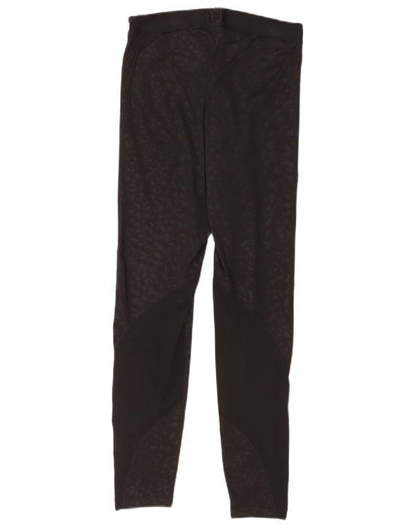 Nike Damen Dri Fit Graphic Leggings Medium Schwarz Animal Print Sports