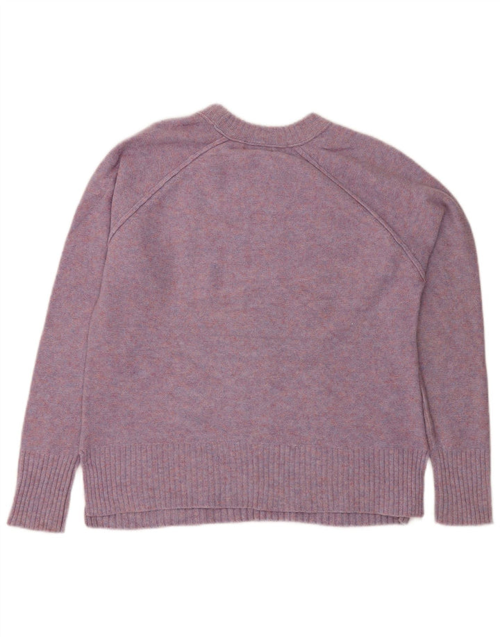 J. CREW Damen Pullover mit Rundhalsausschnitt, UK 14, Mittelviolett