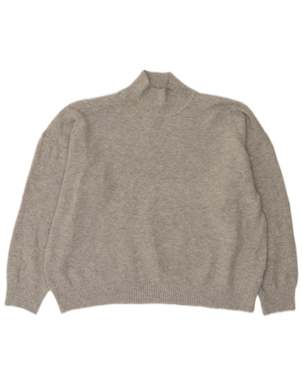 Marks & Spencer Suéter con Cuello Alto para Mujer UK 46 Grande Gris