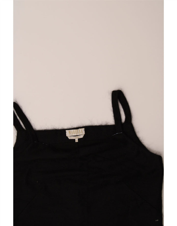 MARELLA Womens Cami Top IT 48 XL Black Vintage Marella and Second-Hand Marella from Messina Hembry 