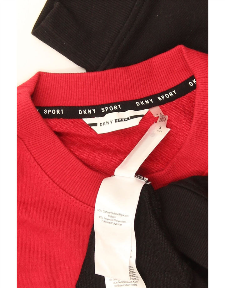 Felpa grafica da donna Dkny Jumper UK 10 Small multicolore Colourblock