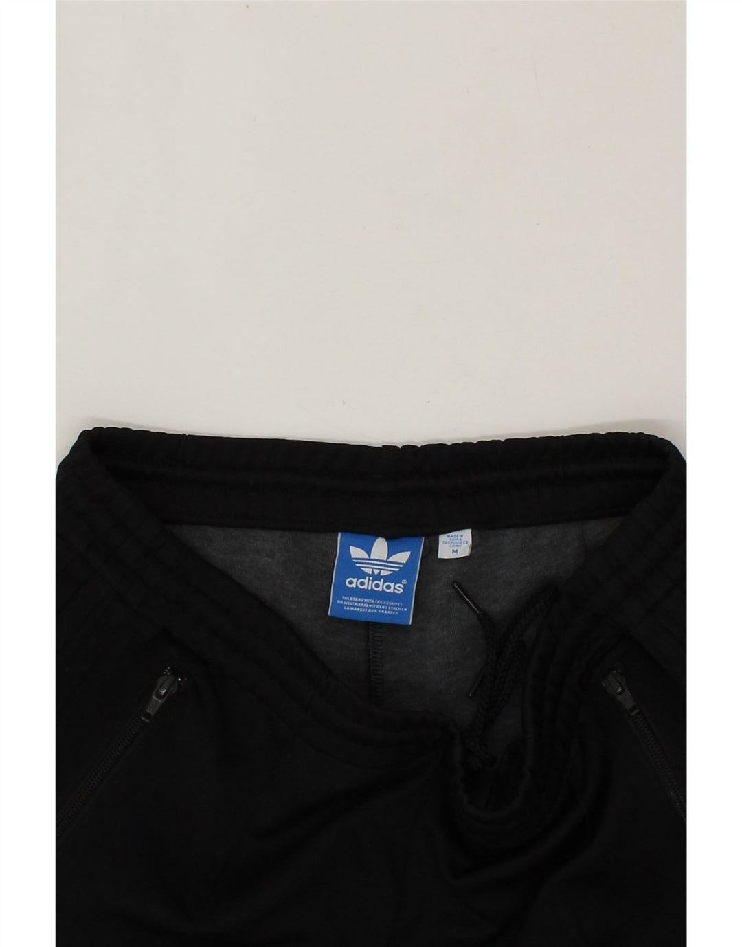 ADIDAS Mens Tracksuit Trousers Medium Black Polyester Vintage Adidas and Second-Hand Adidas from Messina Hembry 