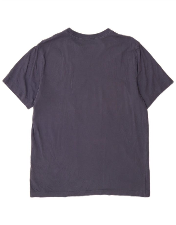 Jordan Mens Graphic T-Shirt Top Medium Navy Blue Cotton