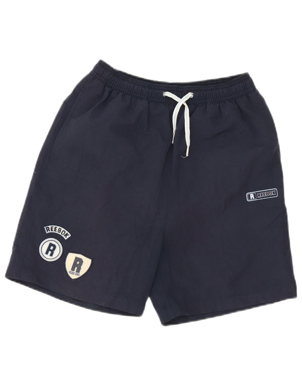 Reebok Mens Swimming Shorts Medium Navy Blue Polyester