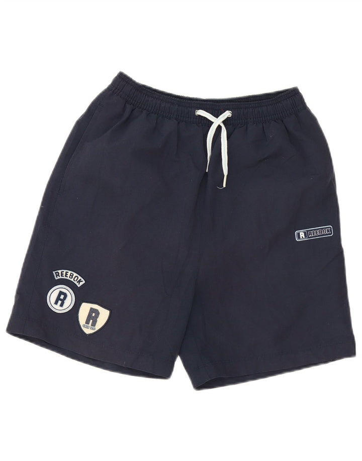 Reebok Short de Bain Homme Bleu Marine Moyen Polyester