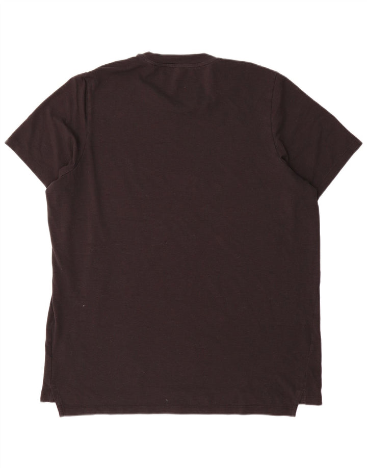 Adidas Mens Short Sleeve T-Shirt Top XL Black Polyester