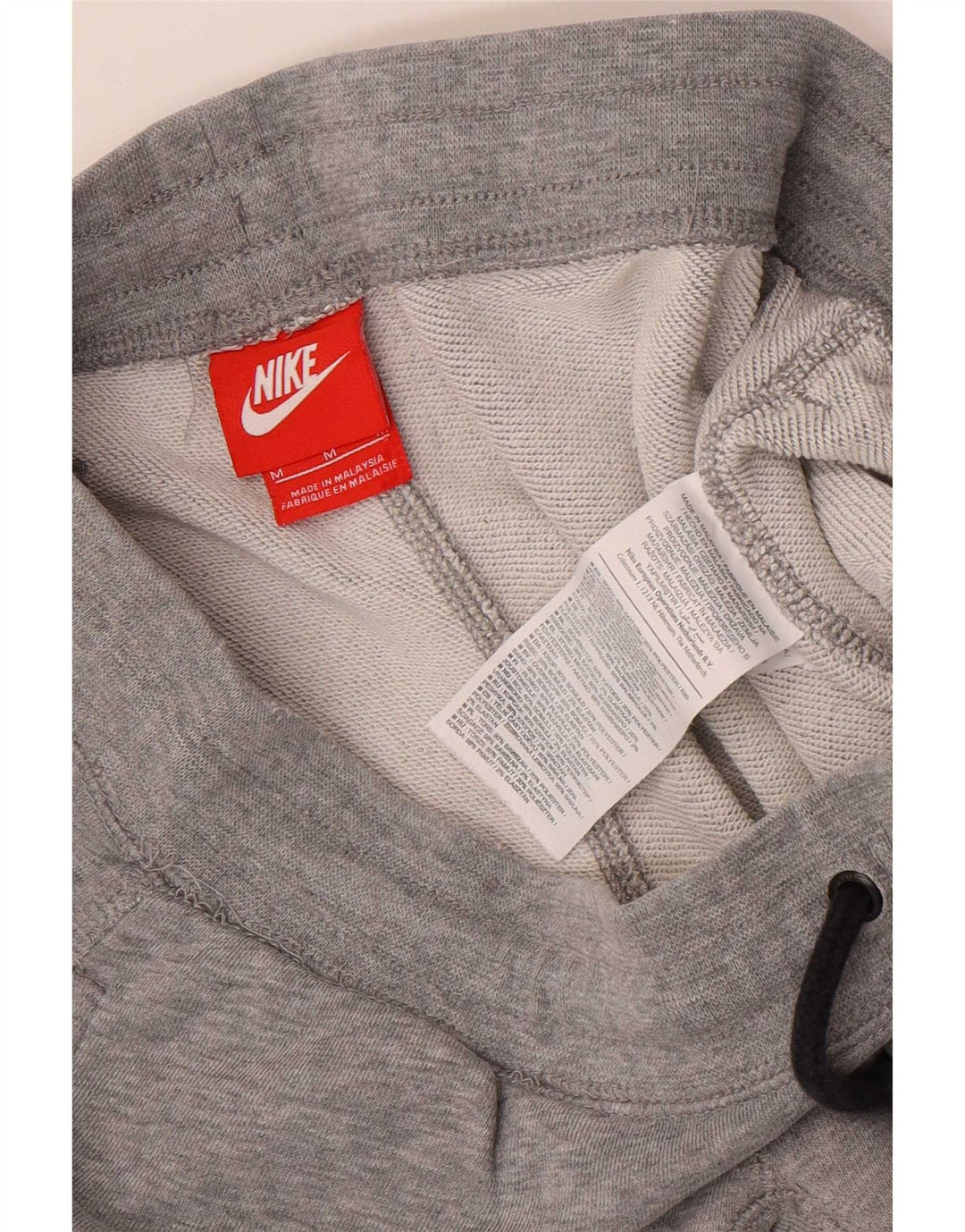 Nike Mens Graphic Tracksuit Trousers Joggers Medium Grey Cotton