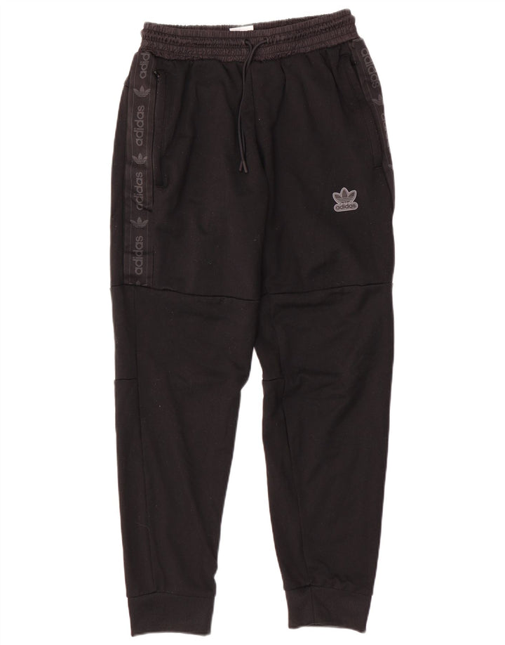 Pantaloni da tuta grafica da uomo Adidas Joggers medio poliestere nero