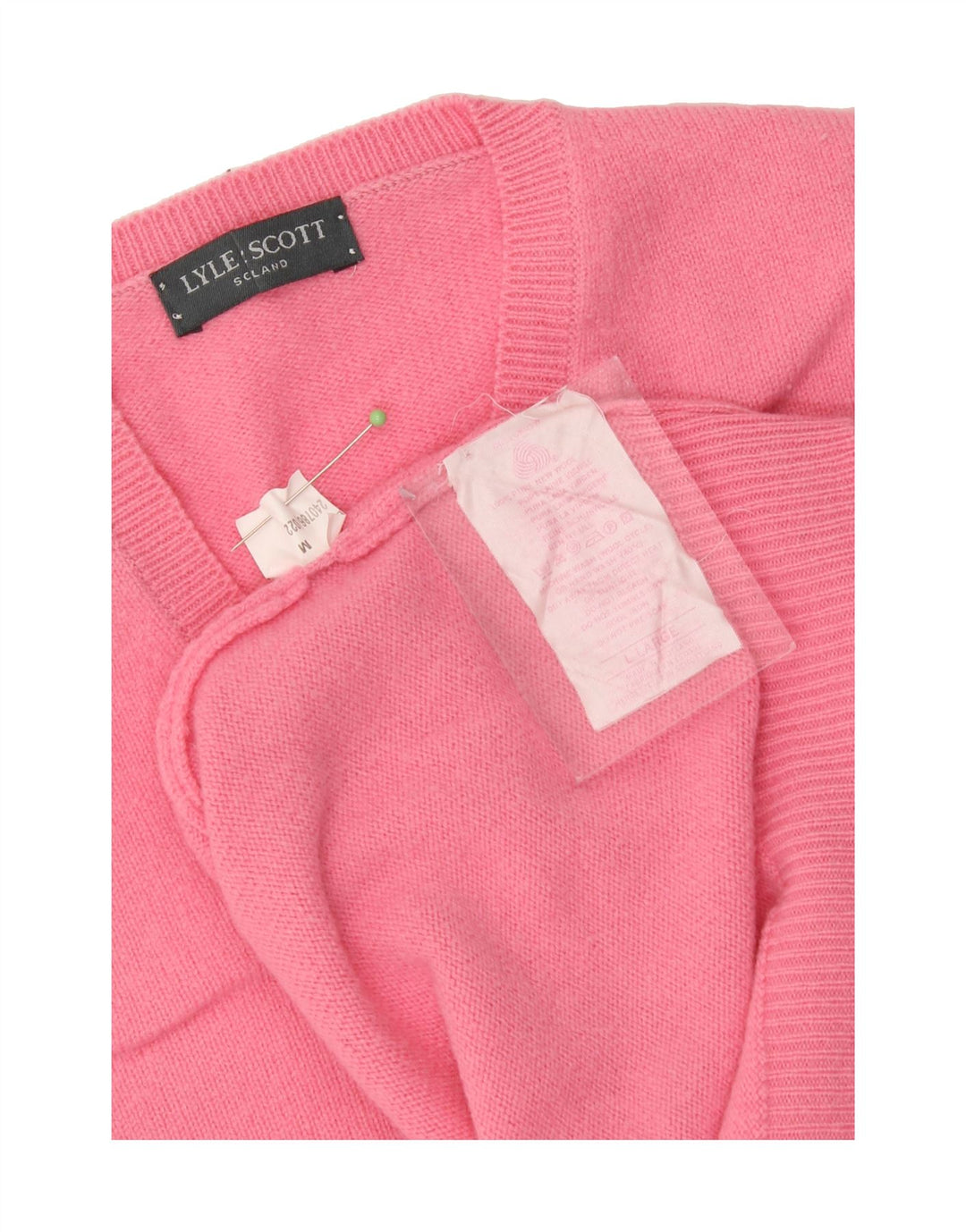 LYLE & SCOTT Mens Vest Tank Top Medium Pink Wool Vintage Lyle & Scott and Second-Hand Lyle & Scott from Messina Hembry 