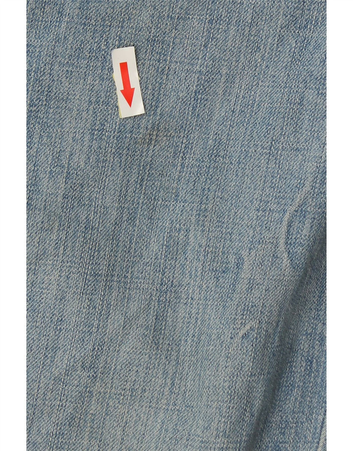 Lee Mens Straight Jeans W33 L34 Blue Cotton