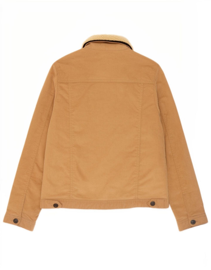 Giacca in velluto a coste da ragazzo Jack & Jones 13-14 anni in cotone beige