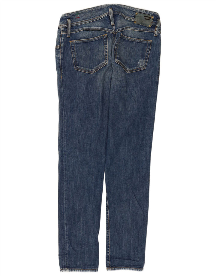 Diesel Womens Matic Slim Jeans W30 L32 Blue Cotton