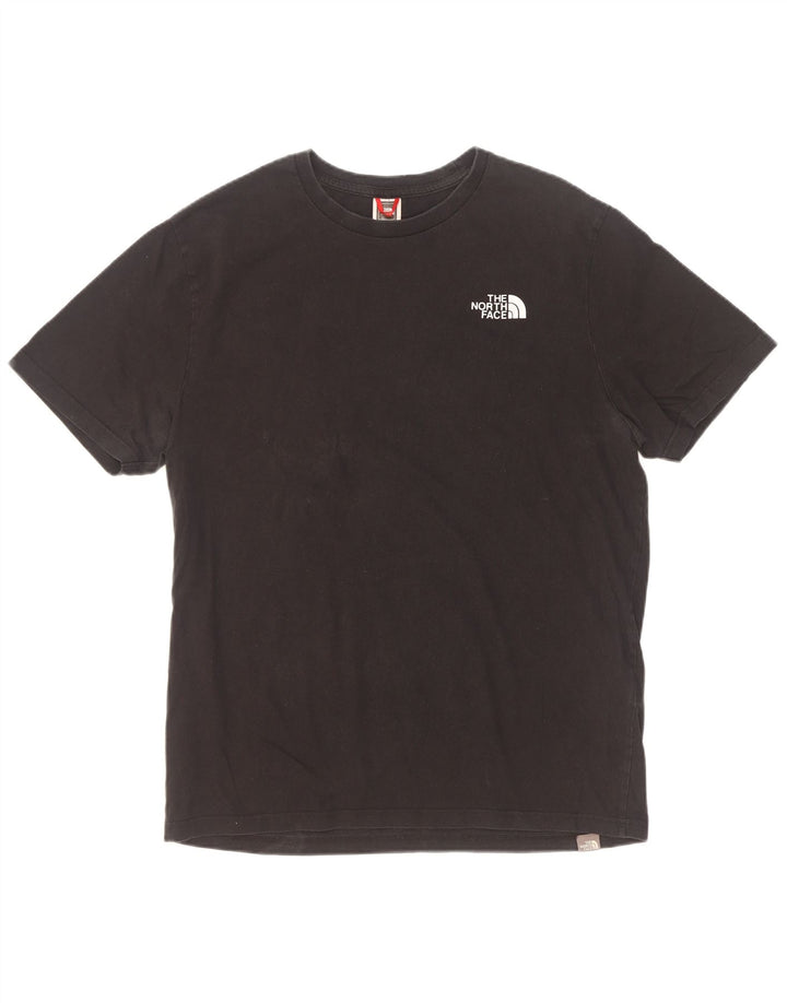 The North Face Mens T-Shirt Top Large Black Cotton