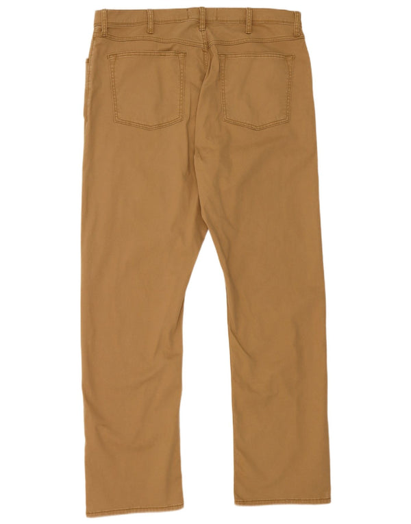 Wrangler Mens Straight Cargo Nadrág W38 L32 Bézs Pamut