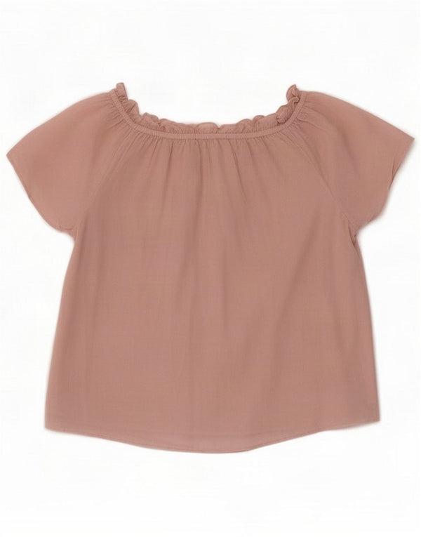Intrend schulterfreies Damenoberteil UK 16 Large Pink Cotton