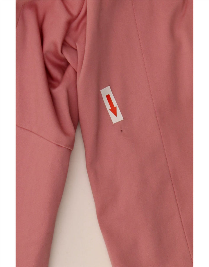 Dondup Damen Zweireiher-Blazerjacke IT 46 Large Rosa Baumwolle