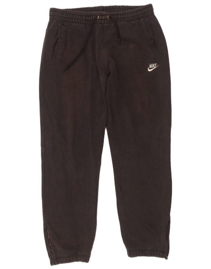 Nike Mens Tracksuit Trousers Joggers Large Black Cotton