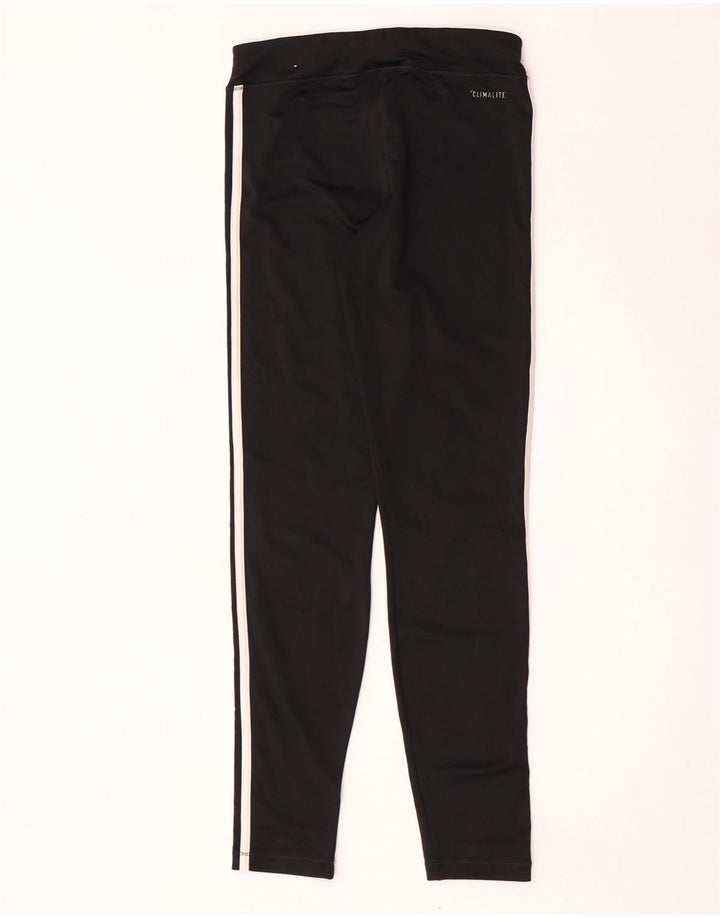 Adidas Girls Climalite Leggings 13-14 Years Large Black Polyester