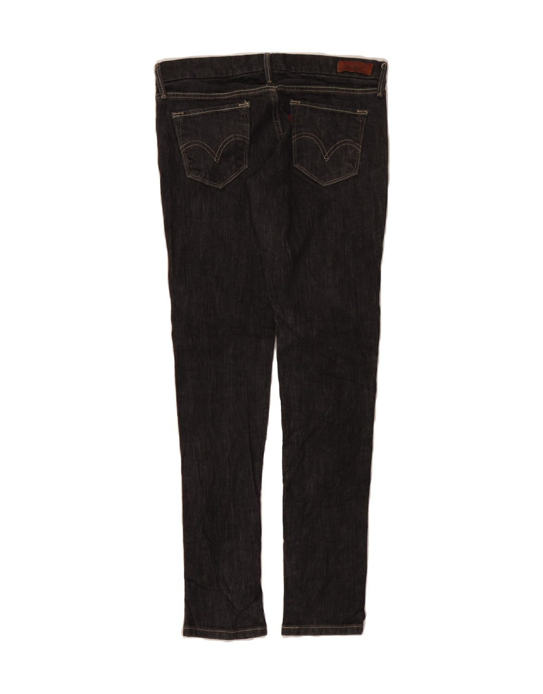 LEVI'S Womens Skinny Jeans W30 L31 Black Cotton Vintage Levi's and Second-Hand Levi's from Messina Hembry 