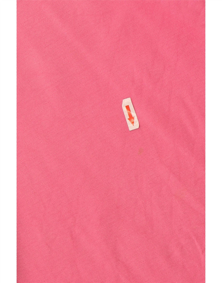 Kappa Mens Polo Shirt Large Pink Cotton