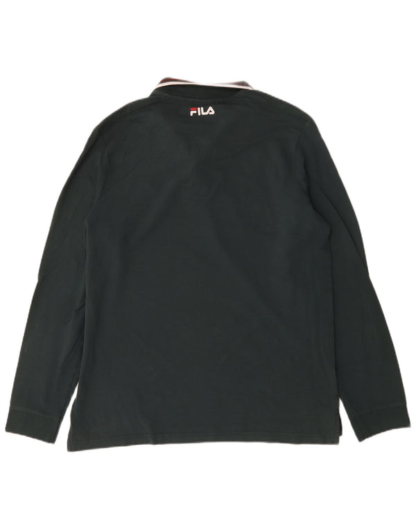 Fila Polo Manga Larga Hombre XL Negro