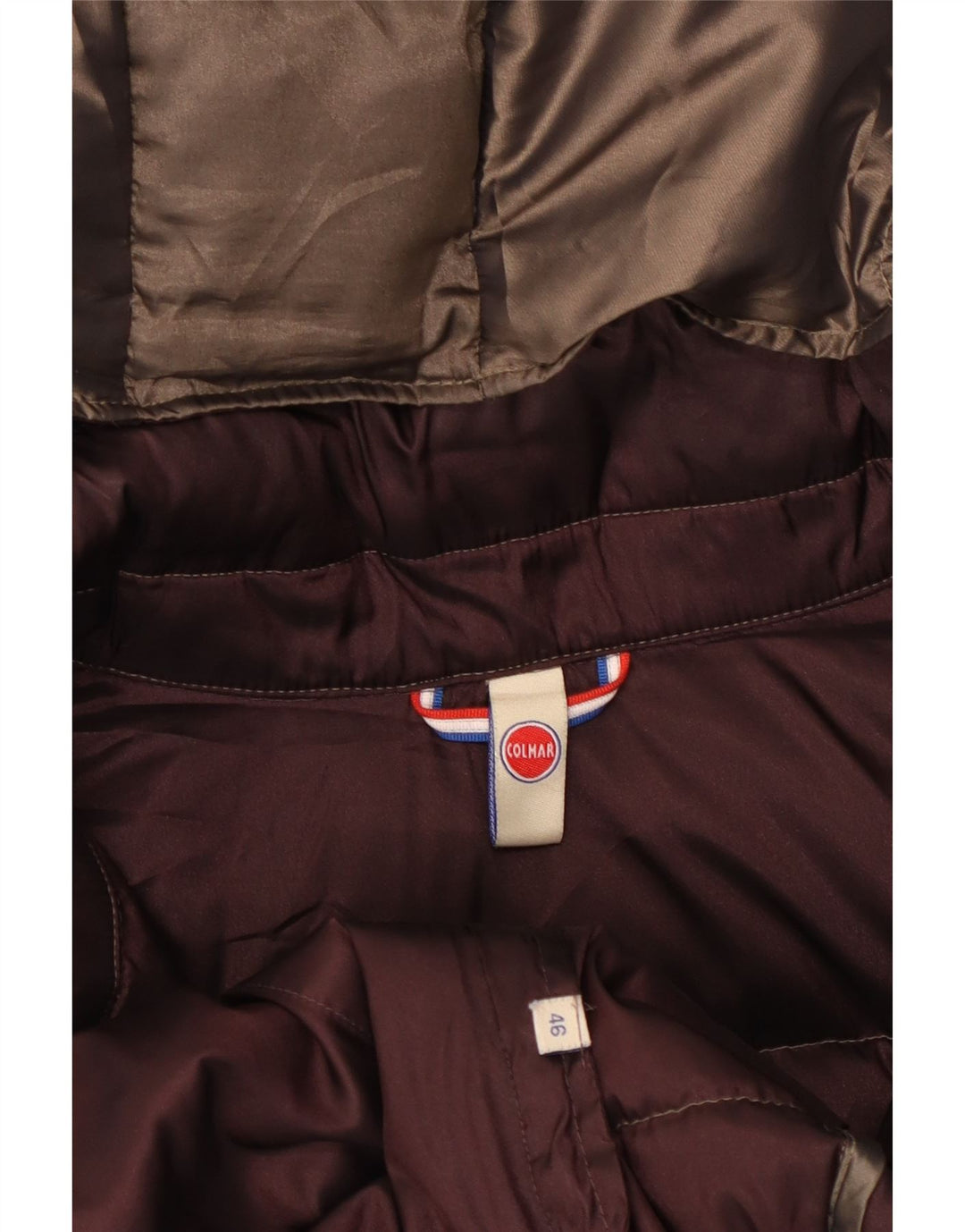 Colmar Womens Hooded Padded Jacket IT 46 Large Brown
