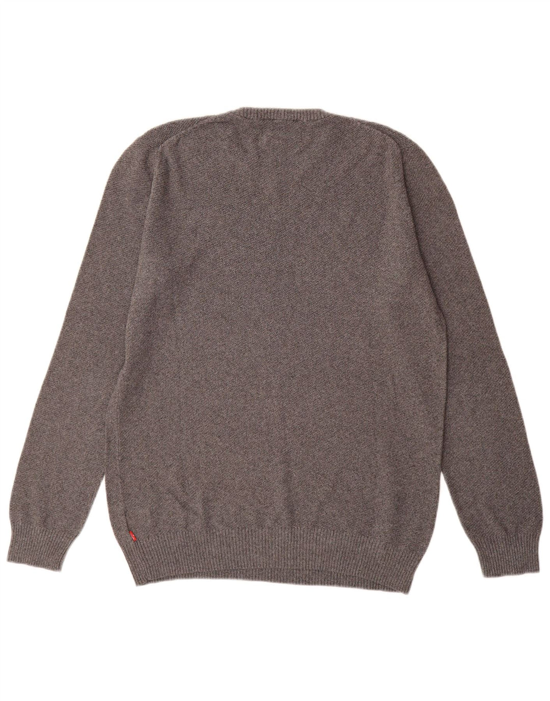 Levi's Mens Crew Neck Jumper Sweater Medium Grey Cotton