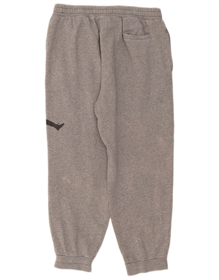 Jordan Mens Graphic Tracksuit Trousers Joggers Large Grey Flecked