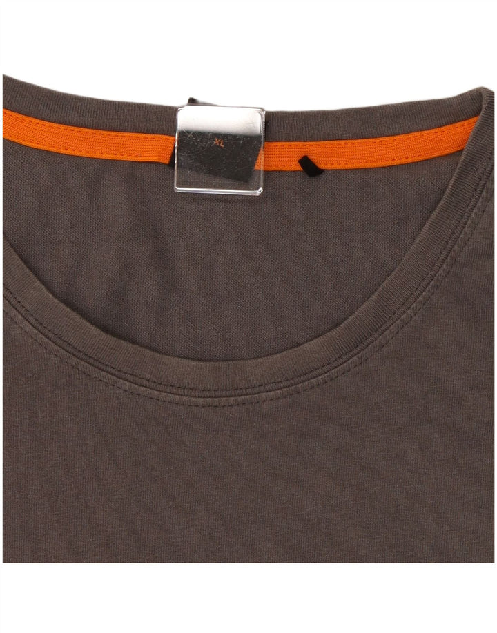 Hugo Boss Herre T-Shirt Top XL Grå