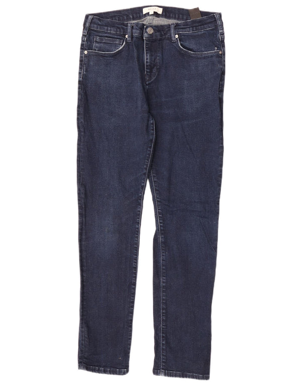 Reiss Mens Slim Jeans W34 L30 sötétkék pamut