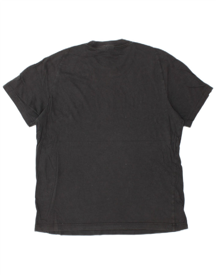 Adidas Mens T-Shirt Top Medium Black Cotton