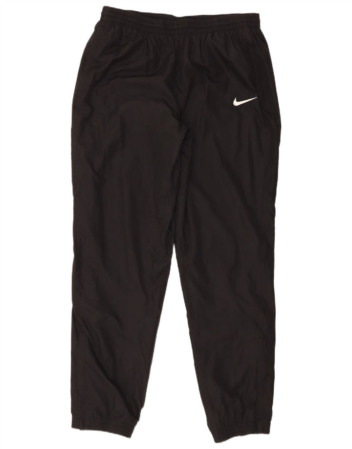 Nike Mens Dri Fit Tracksuit Trousers Joggers XL Black Polyester
