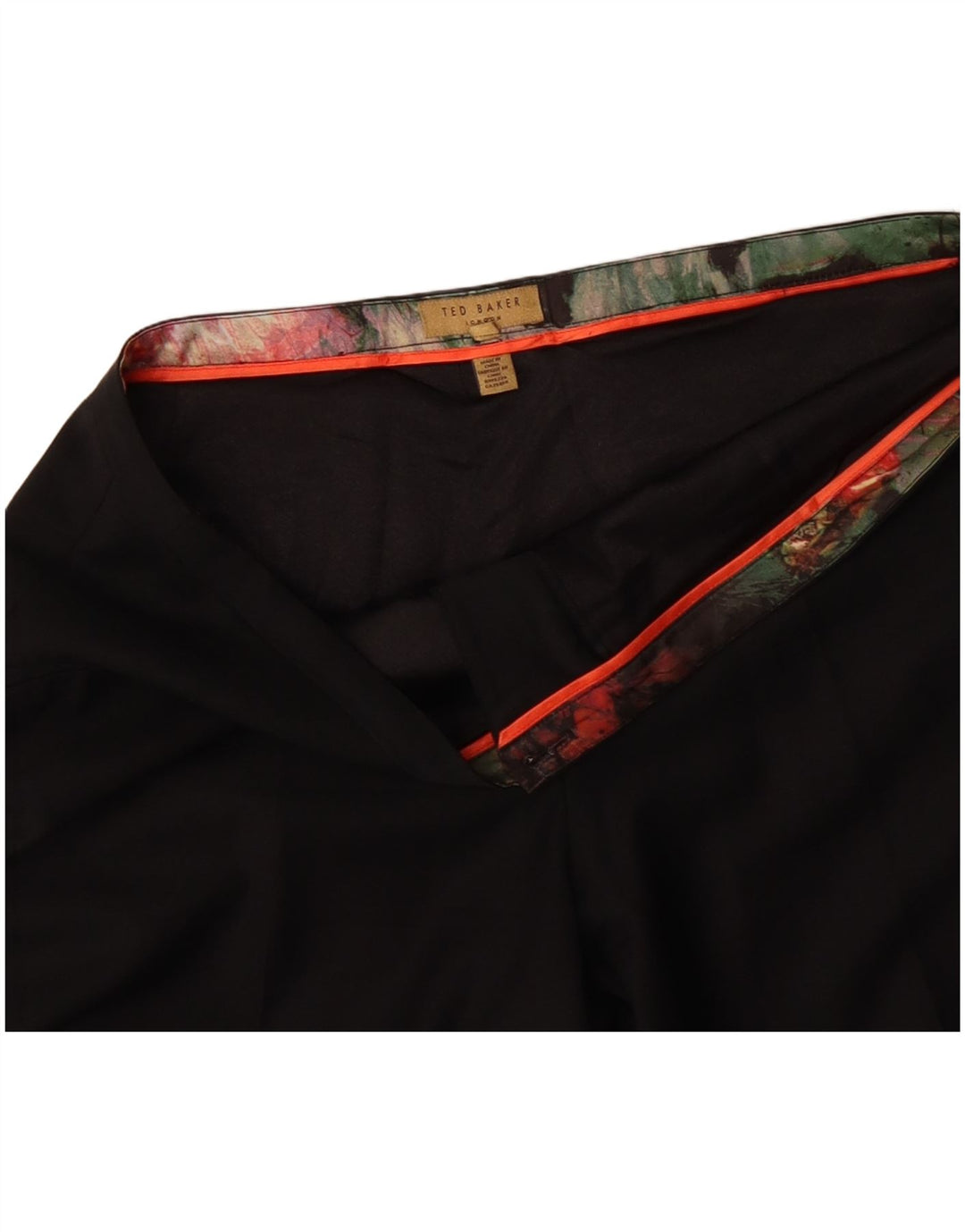 Pantaloni casual dritti da donna TED BAKER W38 L29 neri