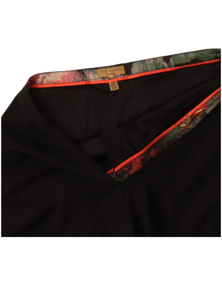 Pantaloni casual dritti da donna TED BAKER W38 L29 neri