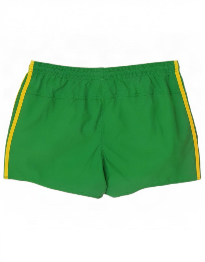 Pantaloncini sportivi da uomo Adidas grandi in nylon verde