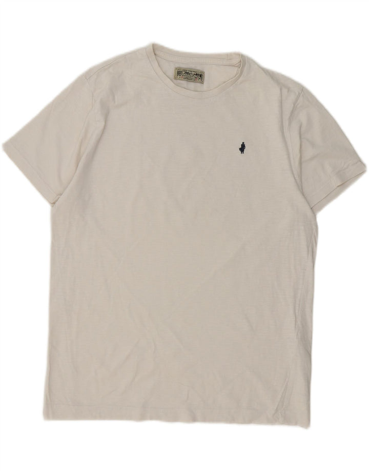 MARLBORO CLASSICS Mens T-Shirt Top XL White Cotton Vintage Marlboro Classics and Second-Hand Marlboro Classics from Messina Hembry 
