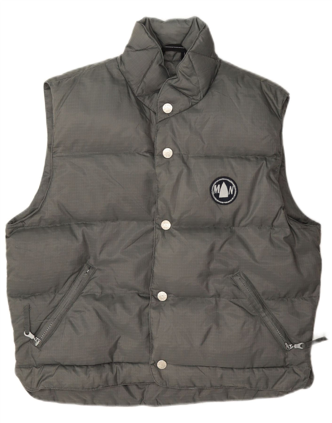Murphy & Nye Herre polstret Gilet UK 34 XS Grå Polyamid